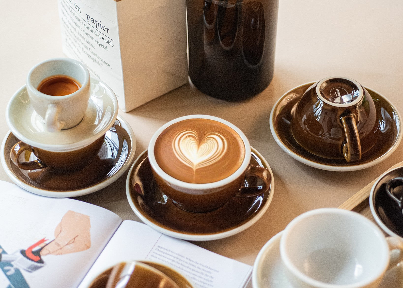 large cappuccino cups