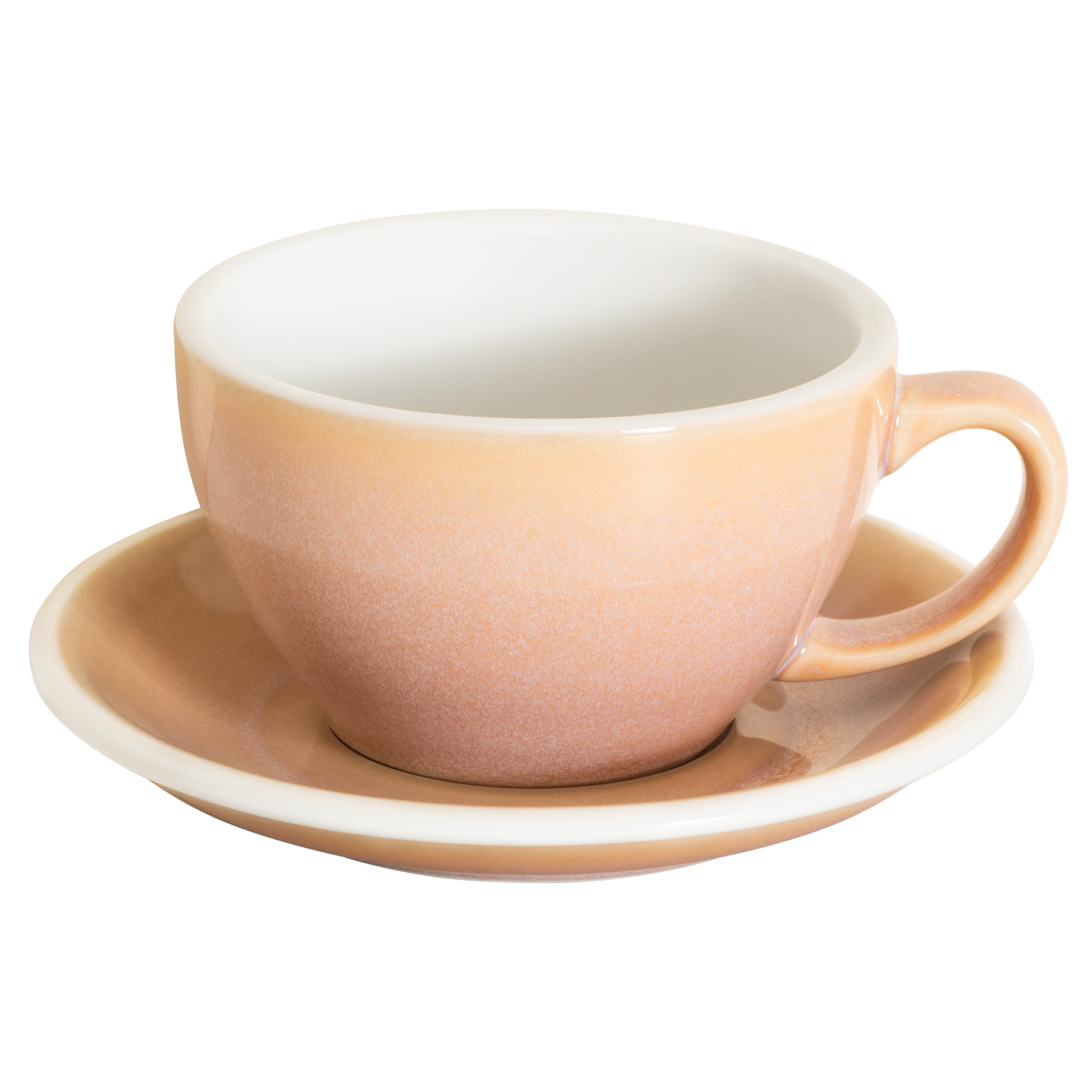 Œuf Lot de 1 tasse et soucoupe Cafe Latte 300 ml (couleurs Potters)