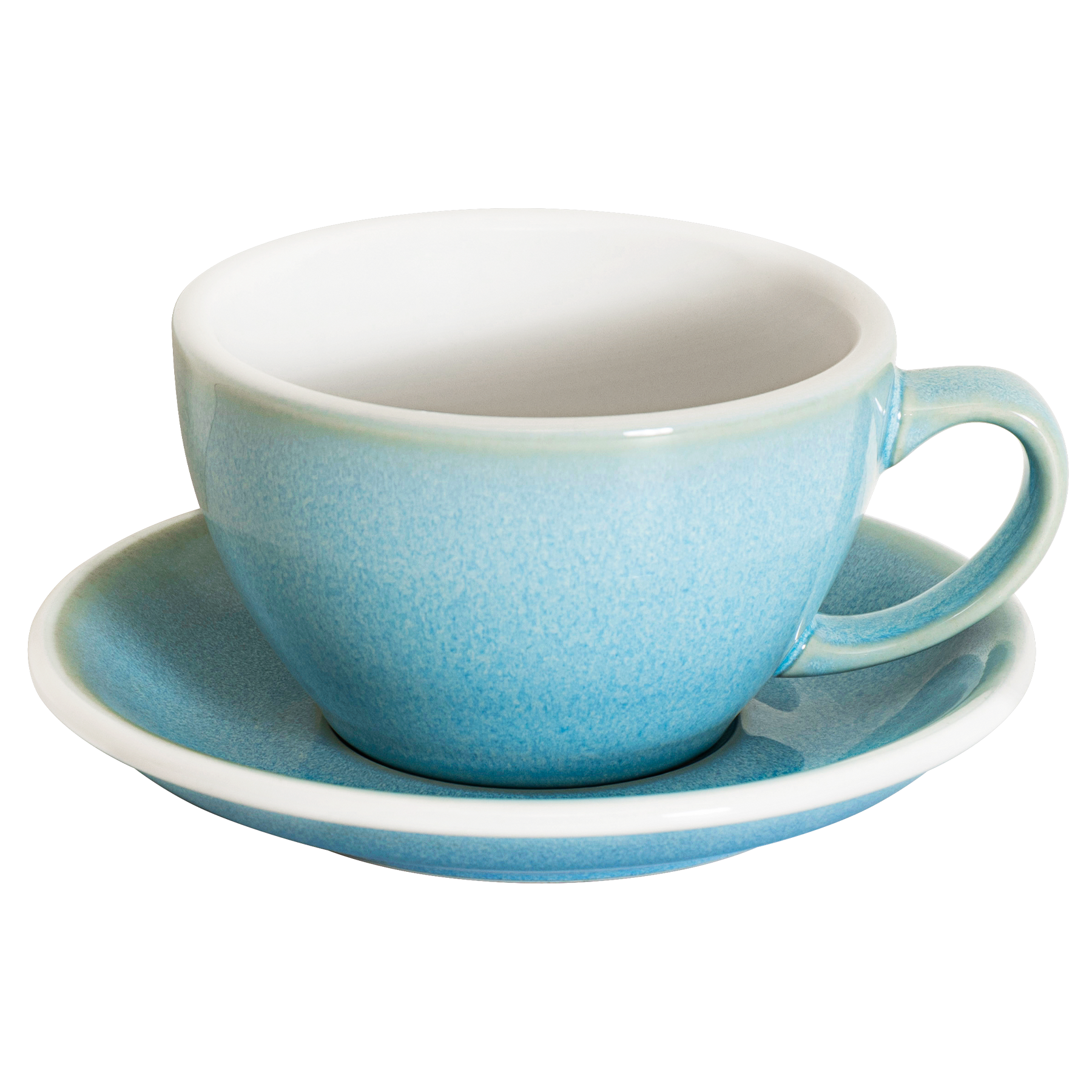 Œuf Lot de 1 tasse et soucoupe Cafe Latte 300 ml (couleurs Potters)