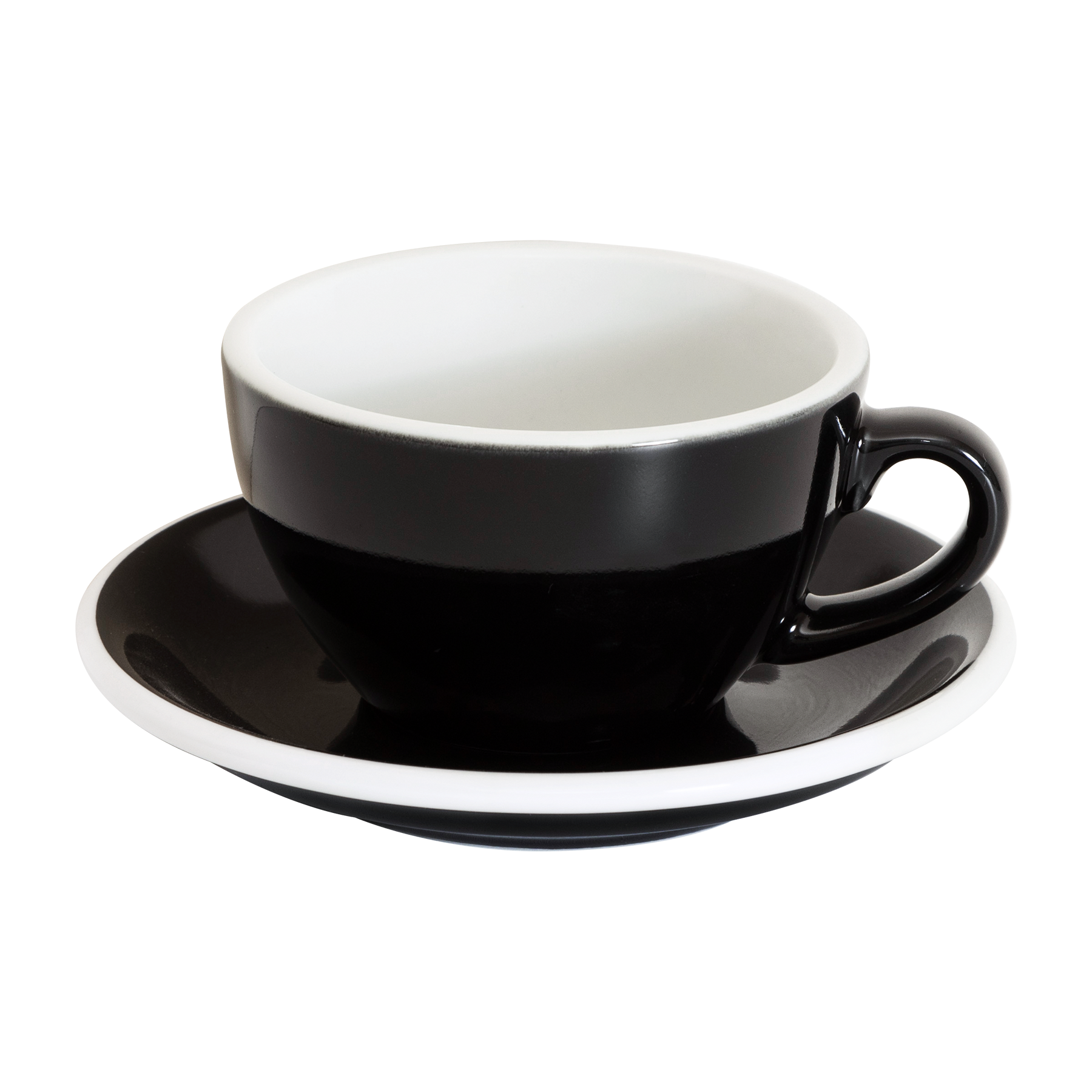 Ei-Set bestehend aus 1 200-ml-Cappuccino-Tasse und Untertasse