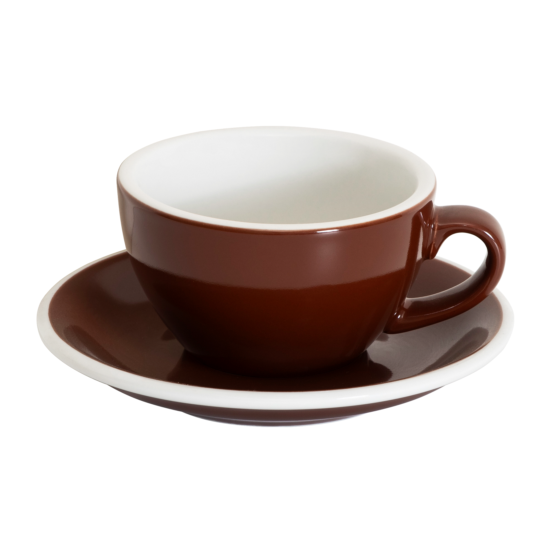 Ei-Set bestehend aus 1 200-ml-Cappuccino-Tasse und Untertasse