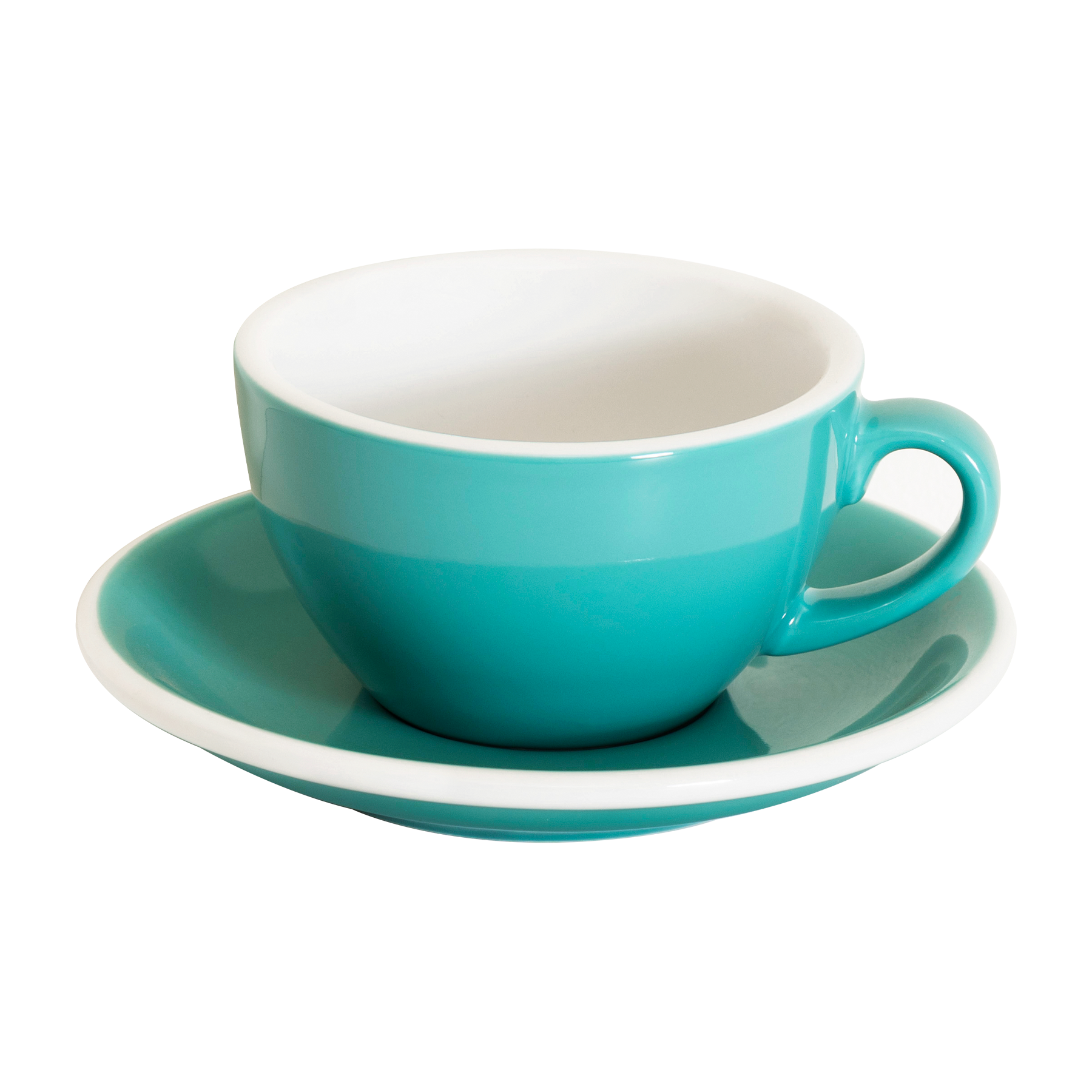 Ei-Set bestehend aus 1 200-ml-Cappuccino-Tasse und Untertasse