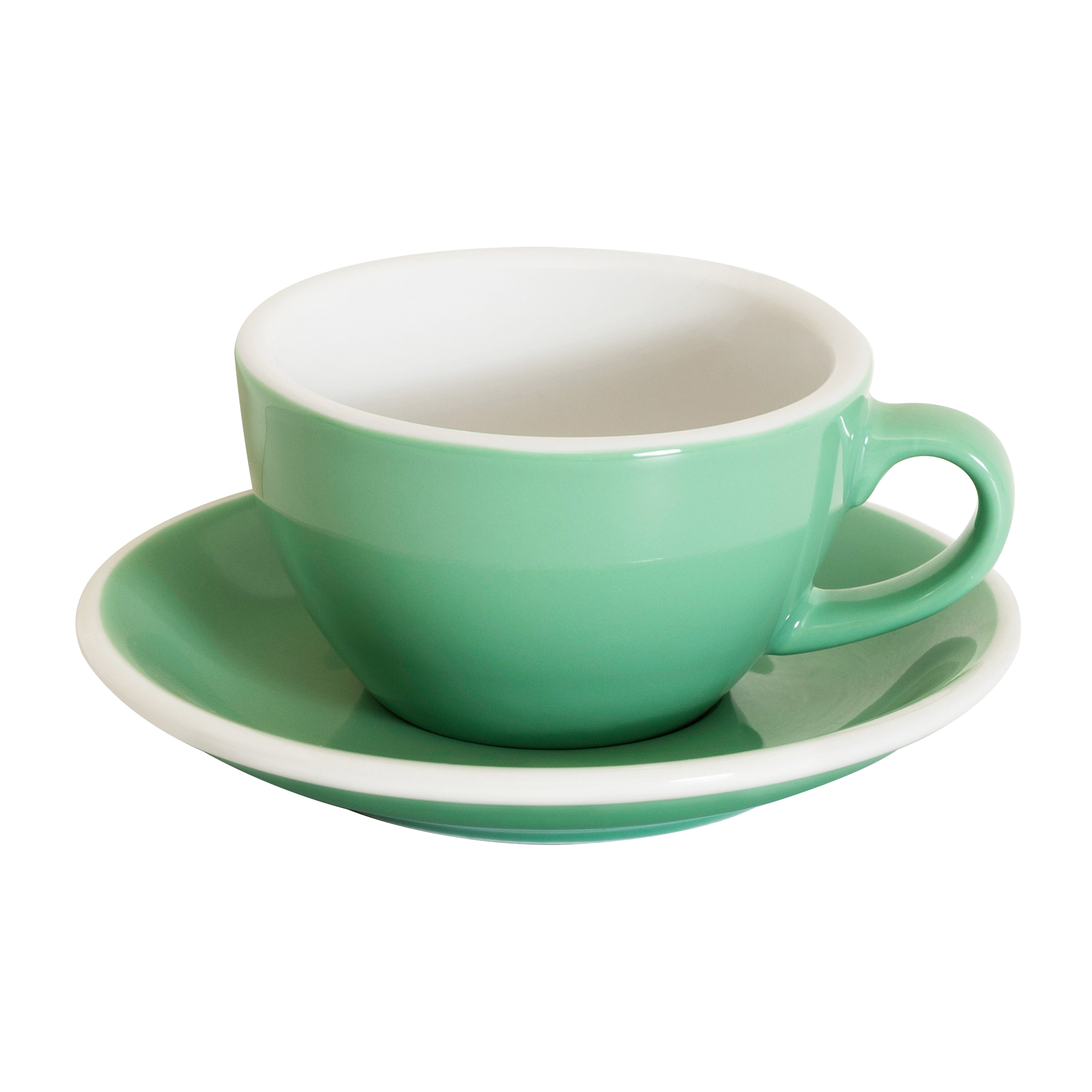 Ei-Set bestehend aus 1 200-ml-Cappuccino-Tasse und Untertasse