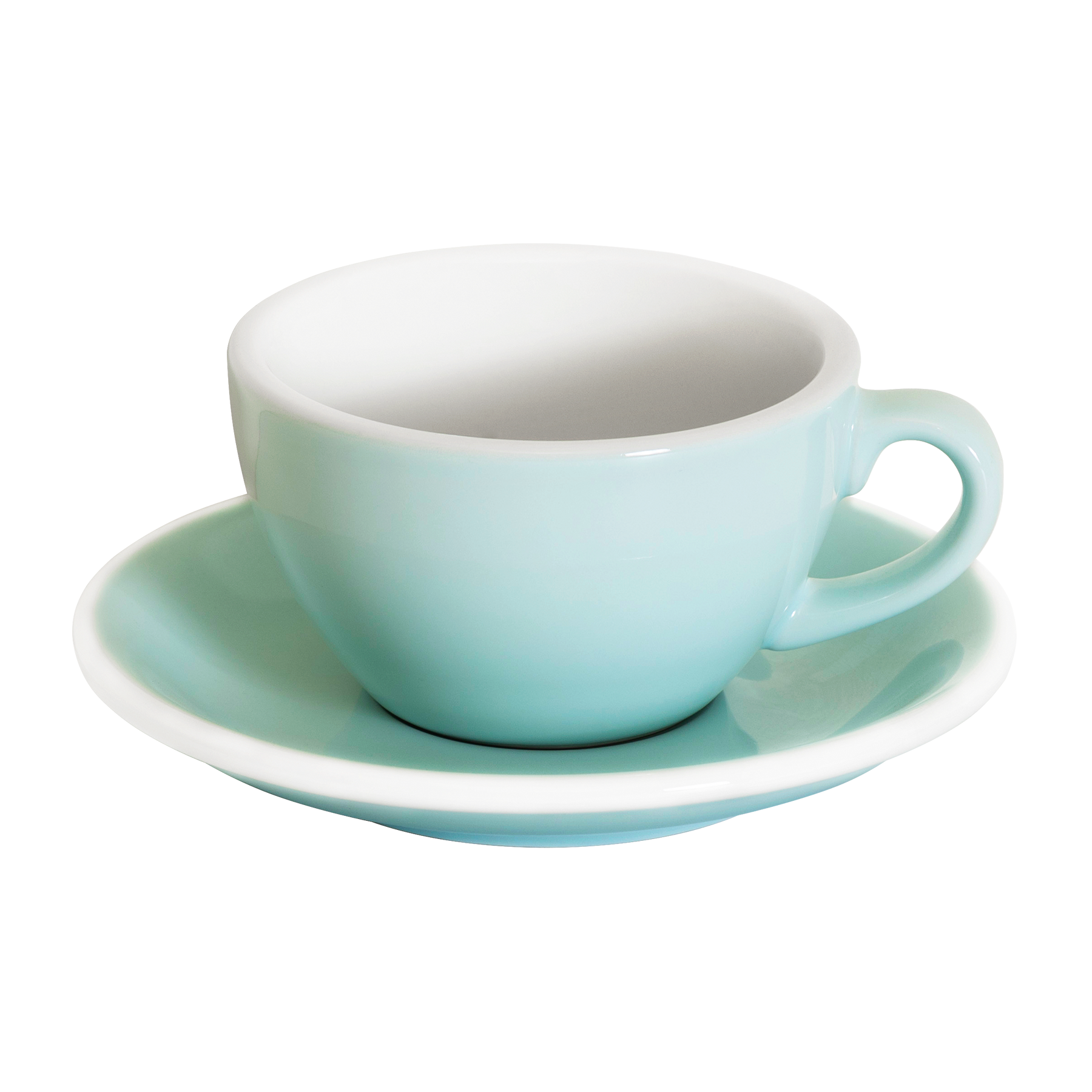 Ei-Set bestehend aus 1 200-ml-Cappuccino-Tasse und Untertasse