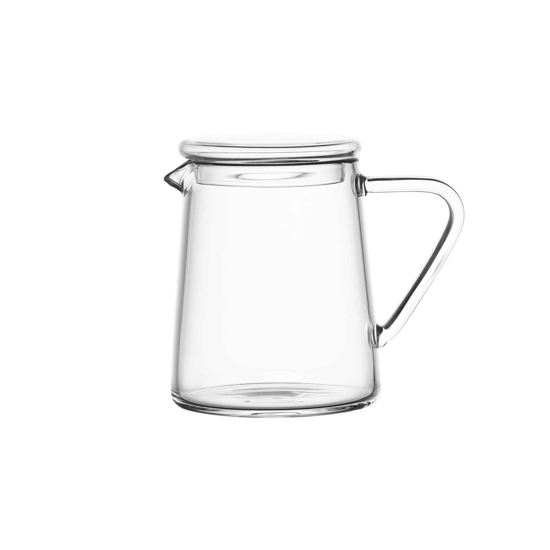 500ml Tall Glass Jug and 8cm Glass Lid (Match with Tall / Belly / Optic Jug)