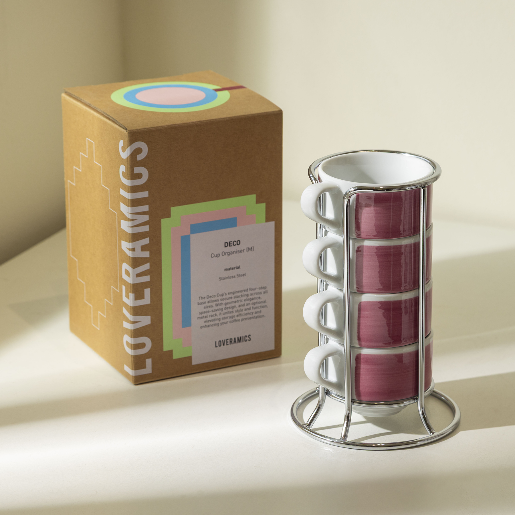 Set of 4 x 165ml Flat White Cups