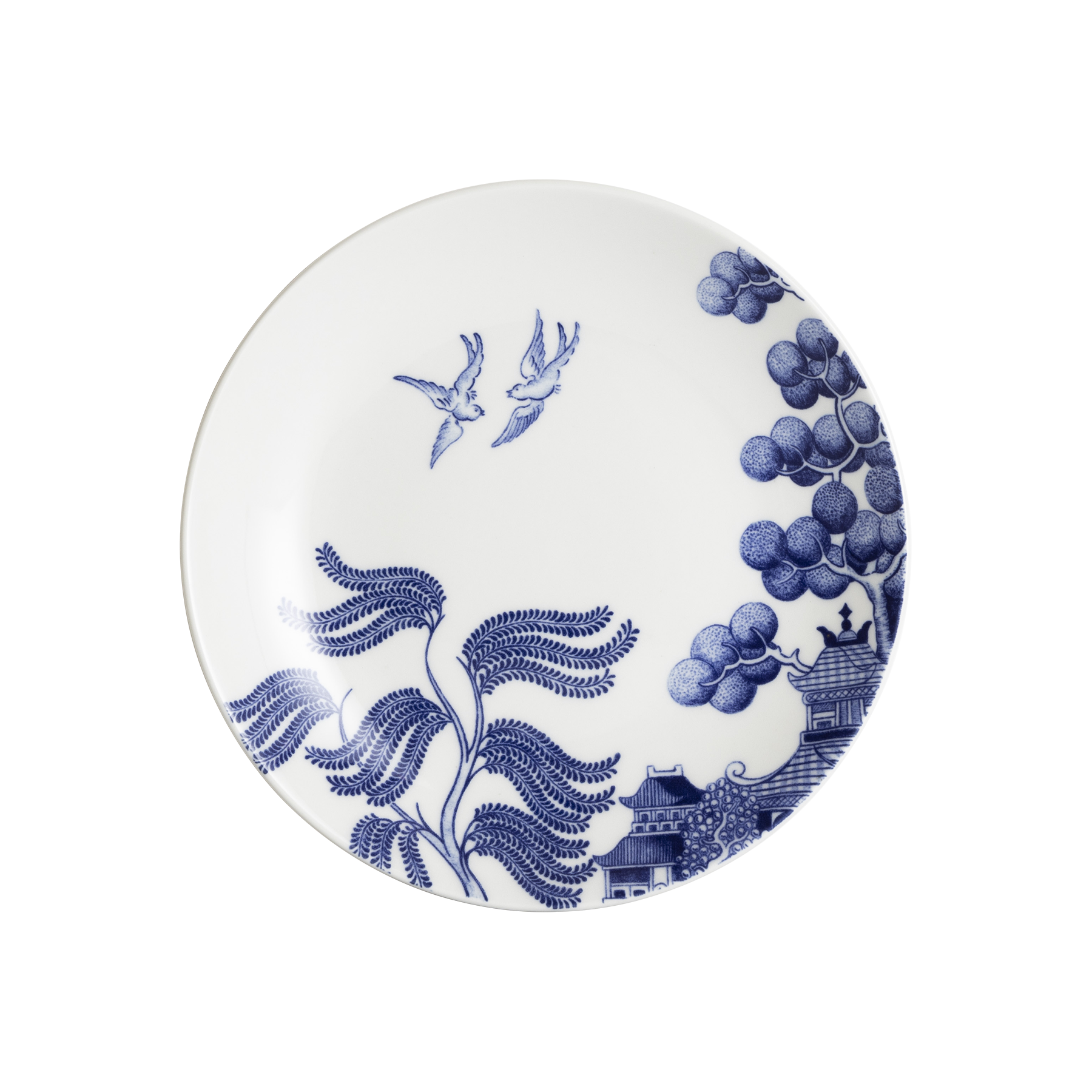 Assiette à salade 21 cm Willow Love Story (Bleu)