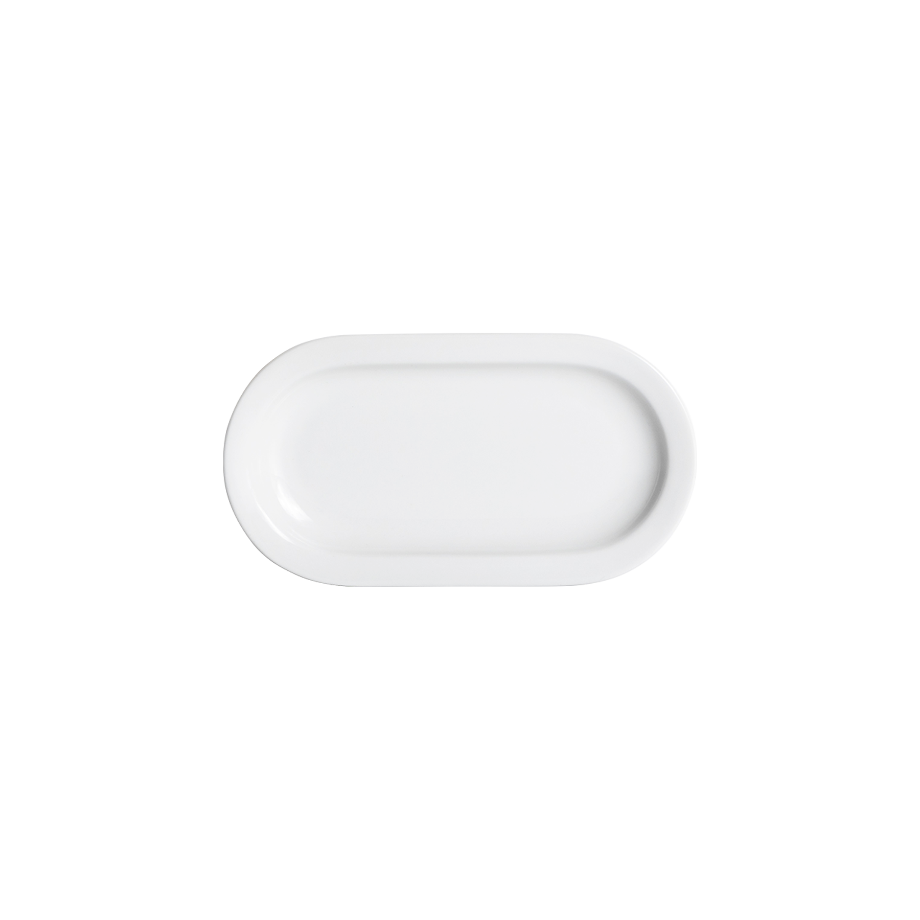 Allez-y ! Assiette Ovale System 18cm (Blanc)