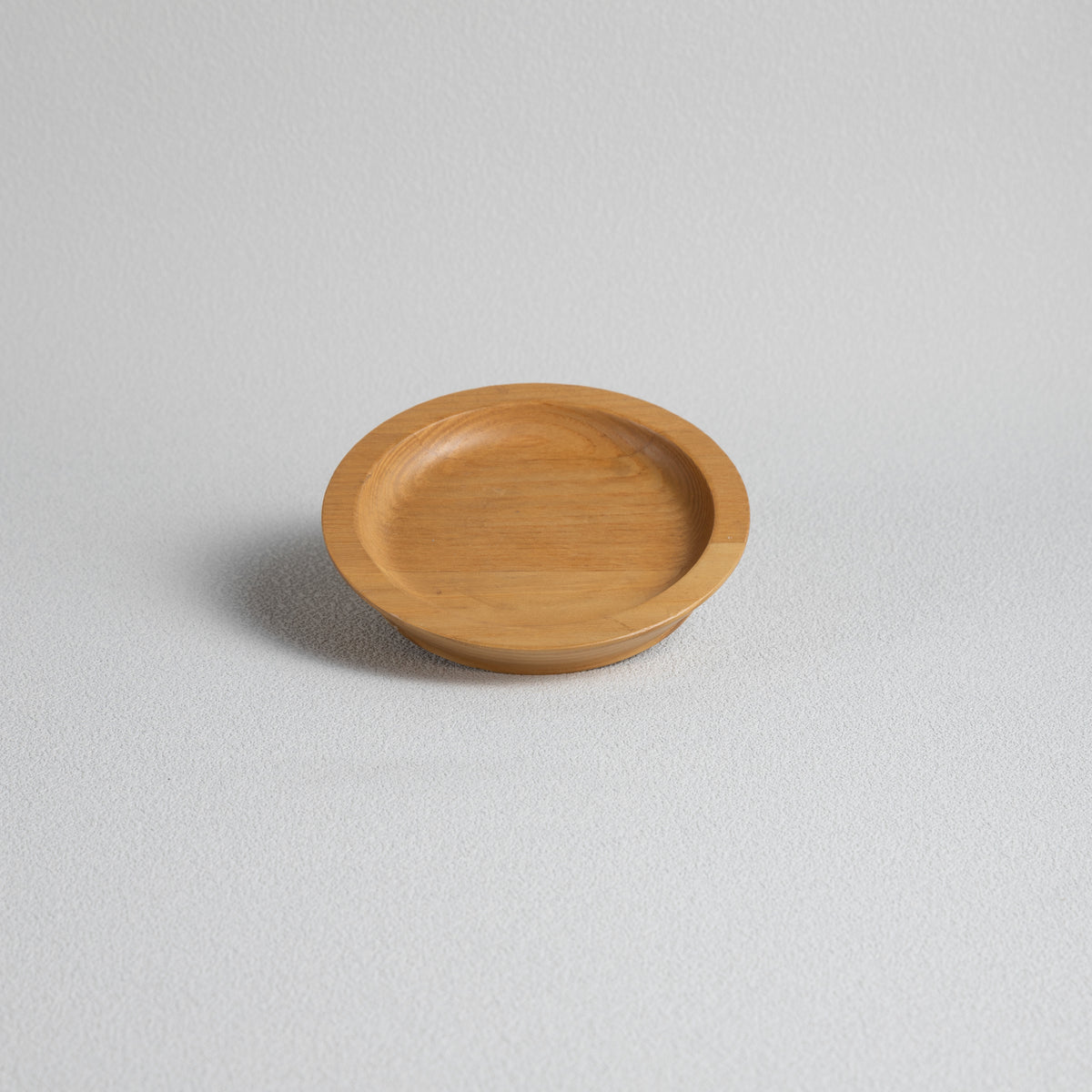 12.5cm Round Wood Plate