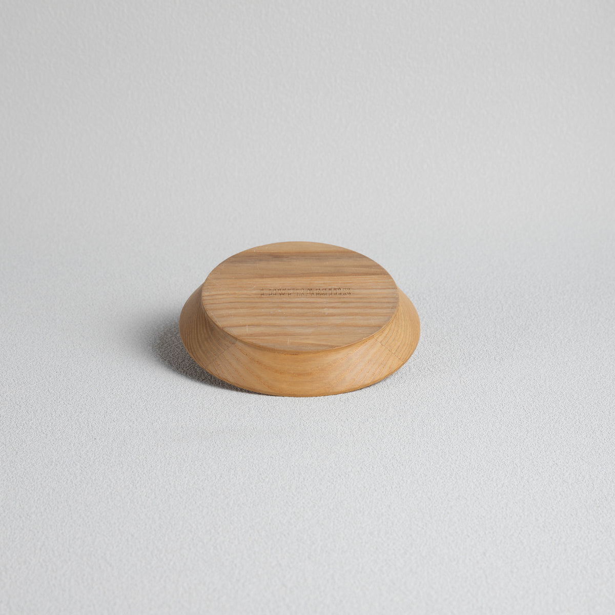 12.5cm Round Wood Plate