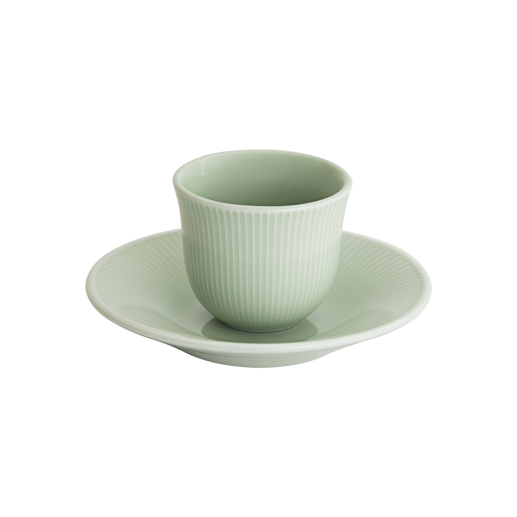 80ml Embossed Tasting Cup  and 13cm Embossed Plate