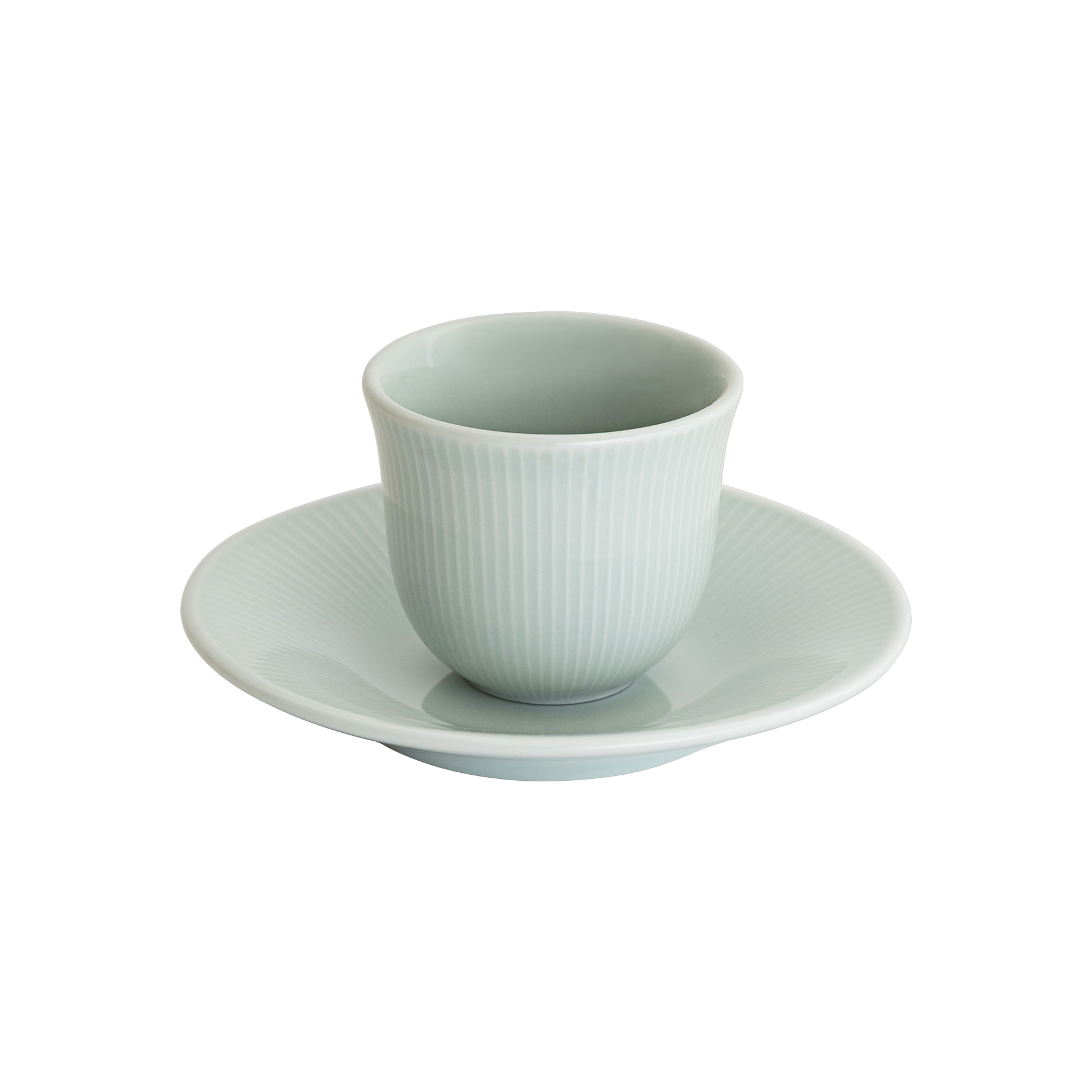 80ml Embossed Tasting Cup  and 13cm Embossed Plate