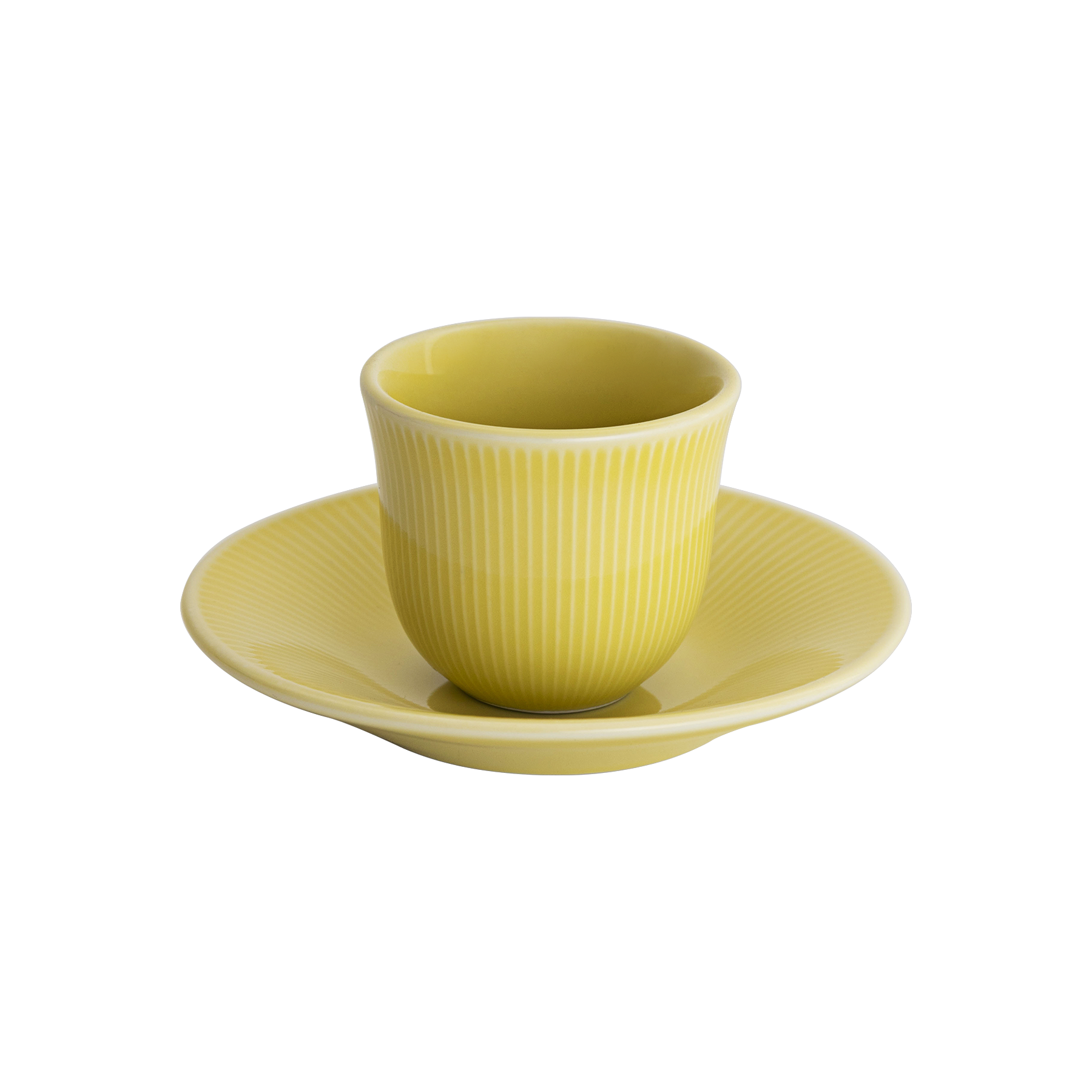 80ml Embossed Tasting Cup  and 13cm Embossed Plate