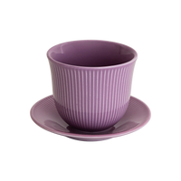250ml Embossed Tasting Cup  and 13cm Embossed Plate