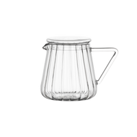 500ml Optic Glass Jug  and 8cm Glass Lid (Match with Tall / Belly / Optic Jug)