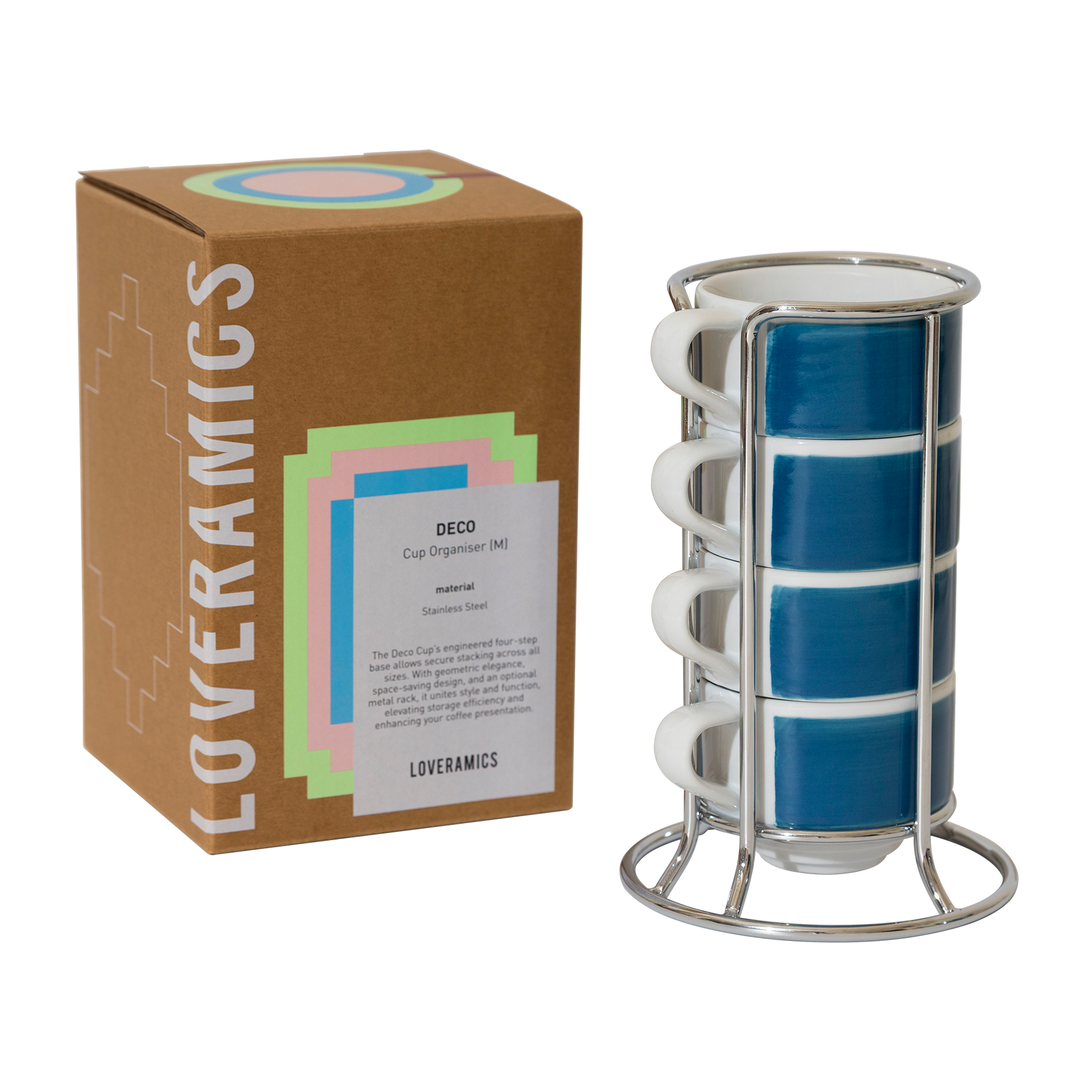 Set of 4 x 165ml Flat White Cups