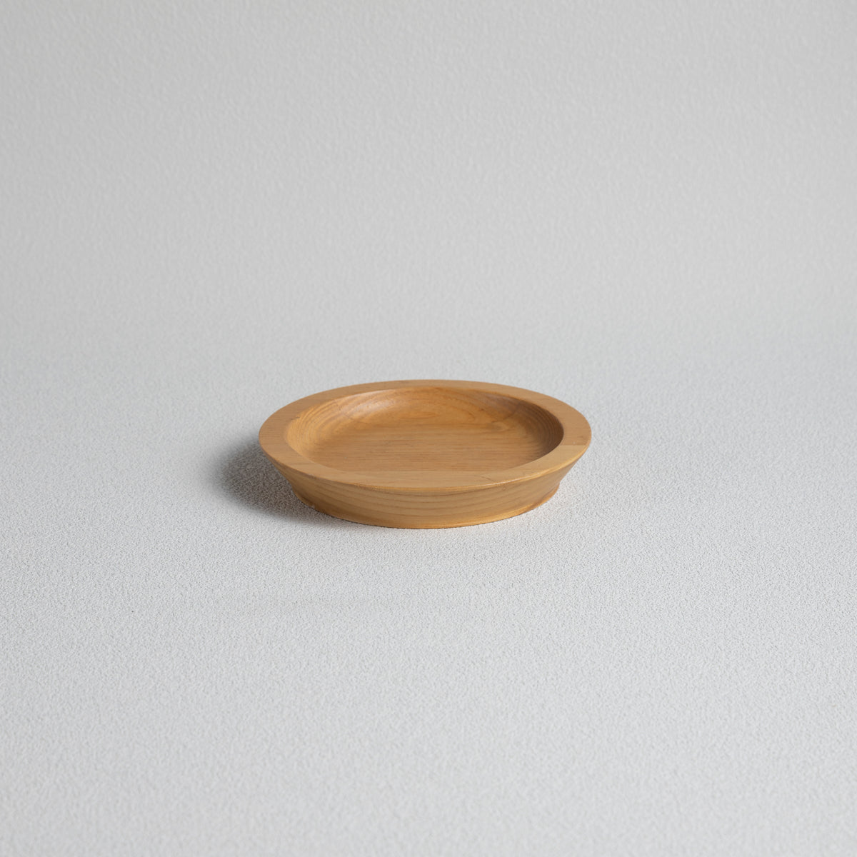Assiette ronde en bois de 12,5 cm