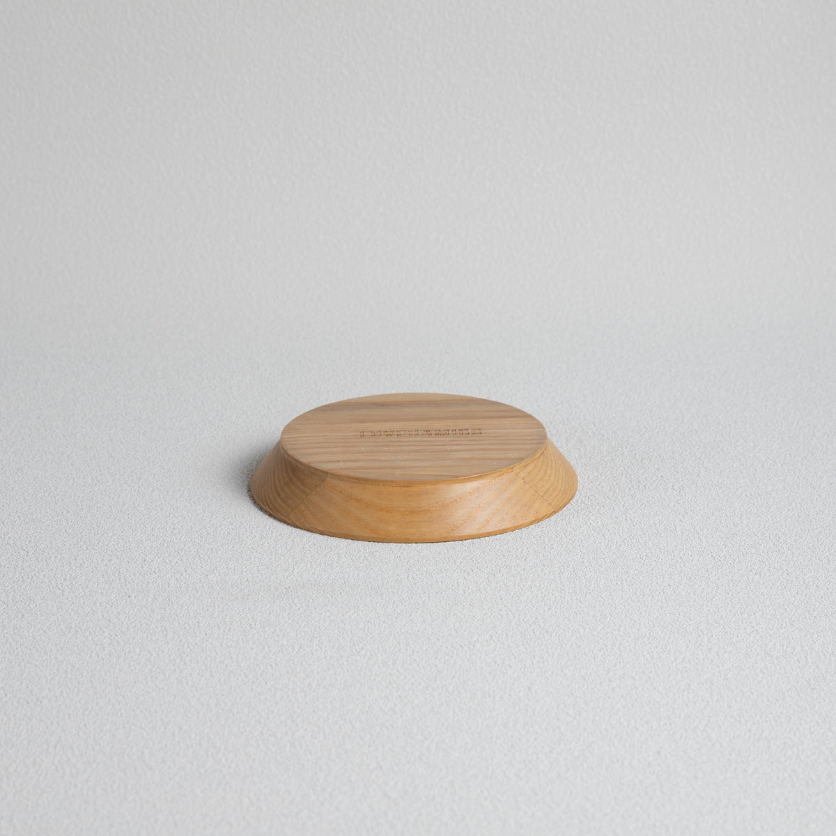 12.5cm Round Wood Plate